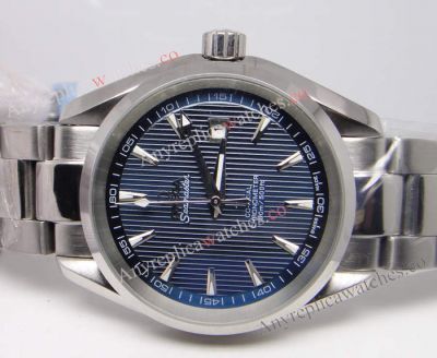 Replica Omega Watch Seamaster Co-Axial Blue Face